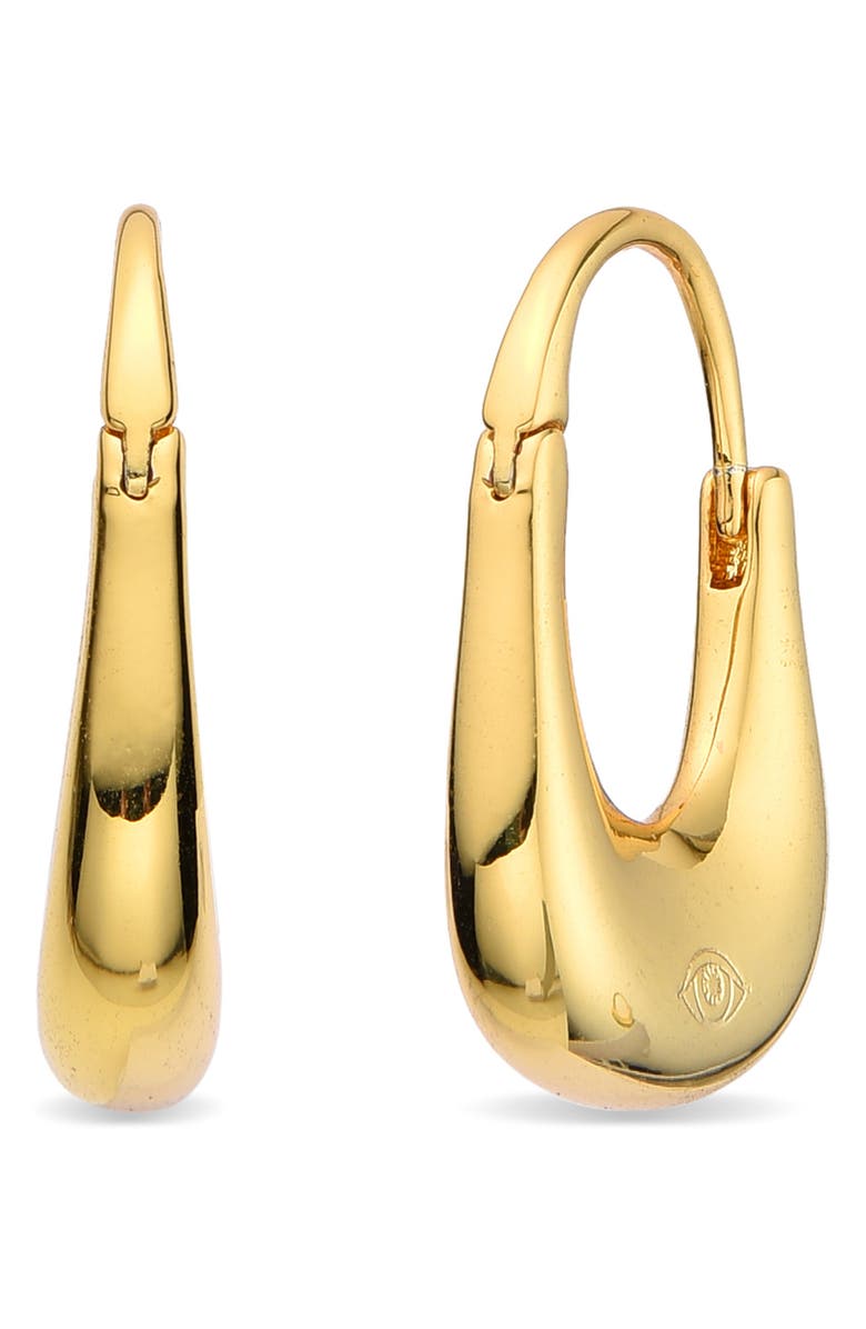 EYE CANDY LOS ANGELES Oceane Gradient Hoop Earrings, Main, color, Gold