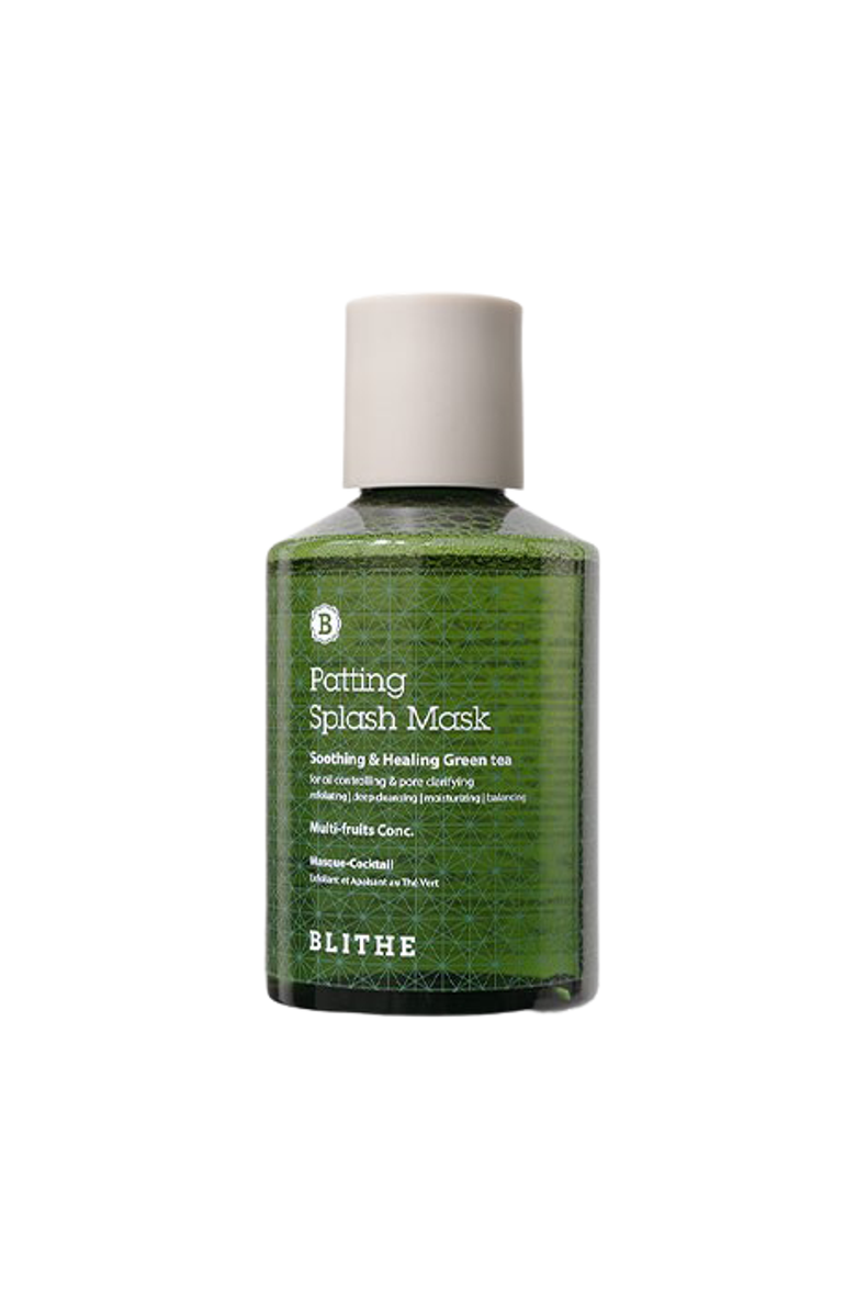 BLITHE Patting Splash Mask Soothing and Healing Green Tea, Main, color, 5.07Oz
