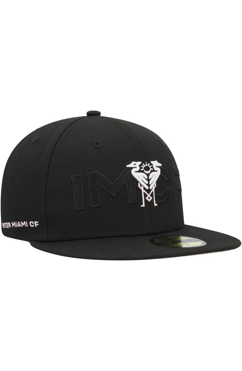 New Era Men's New Era Black Inter Miami CF Kick Off 59FIFTY Fitted Hat, Alternate, color, 