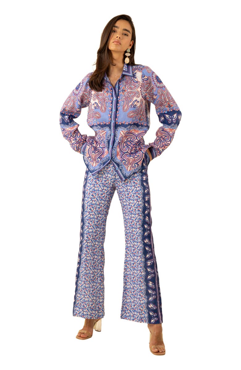 Hale Bob Harlee Linen Top, Main, color,