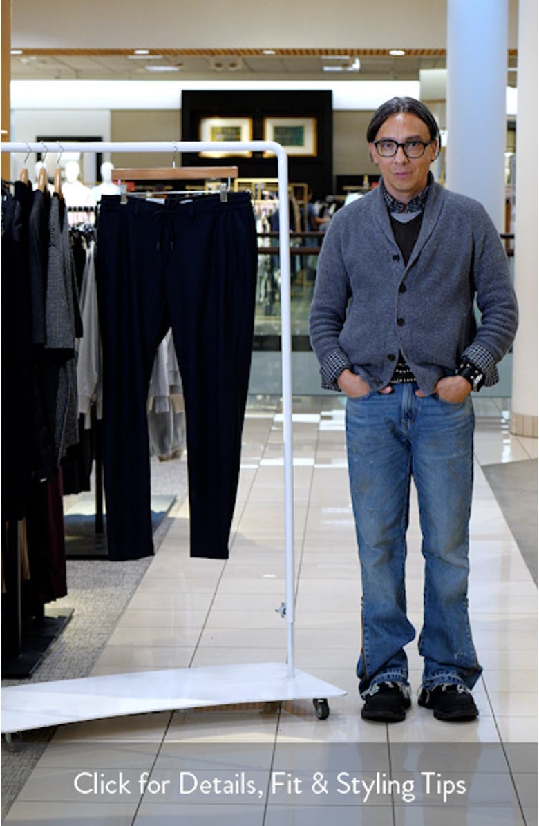 Phil K Elastic Waist Stretch Jersey Pants, sales video thumbnail