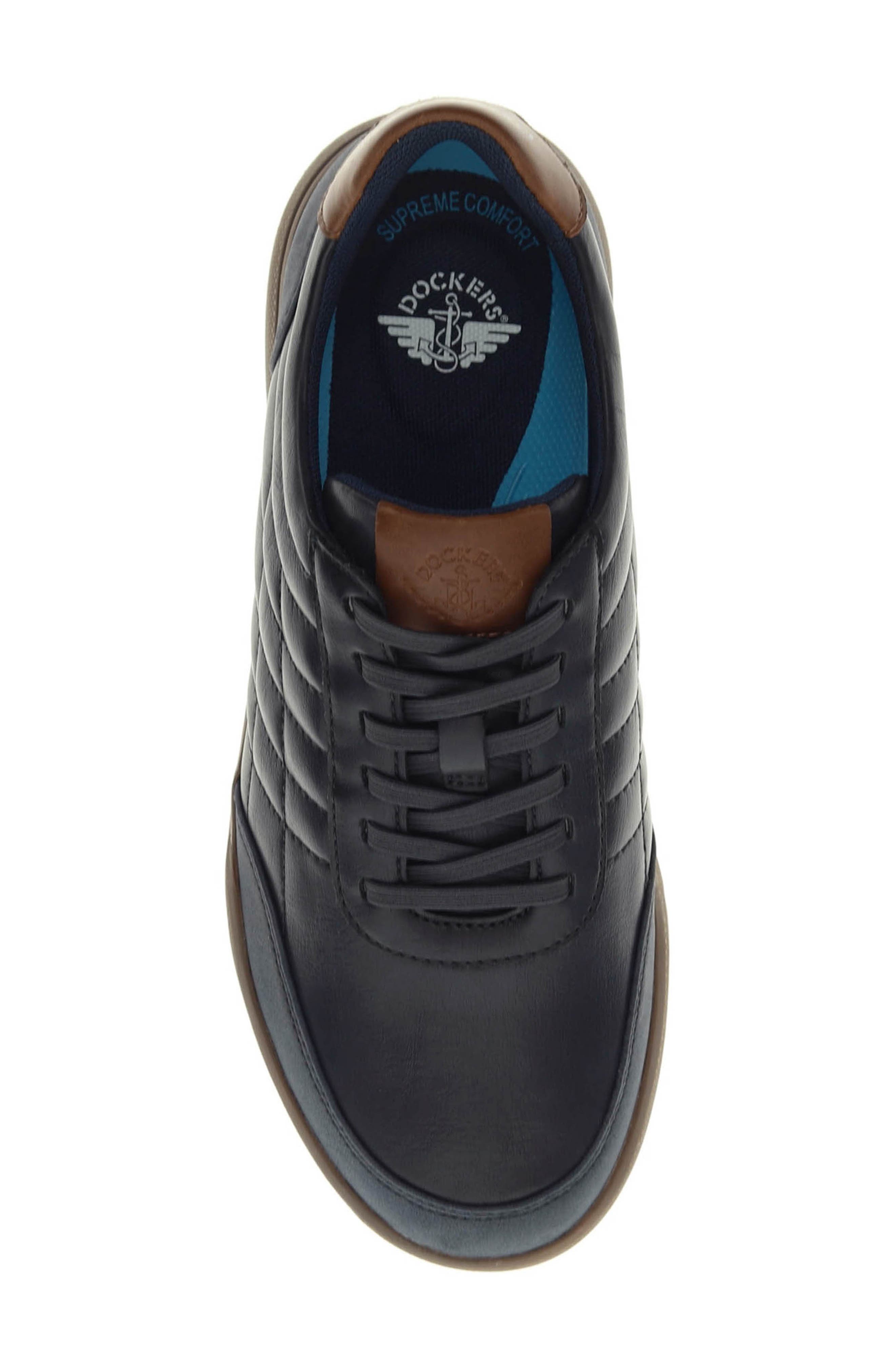 Brady Quilted Sneaker, Alternate, color, NAVY