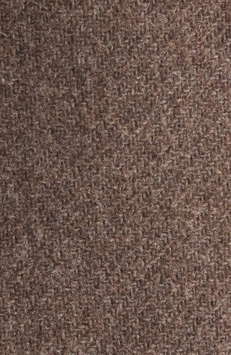 Dries Van Noten Raquel Wool Blend Long Peacoat, Alternate, color, Taupe