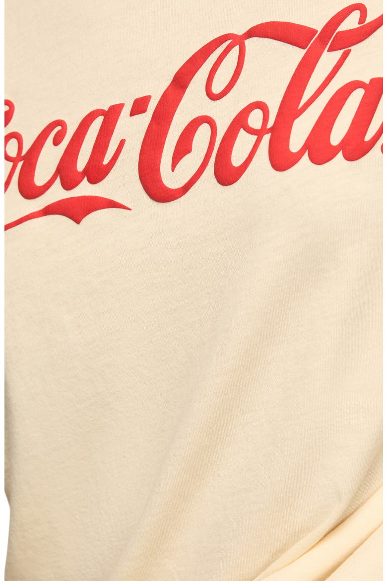 Coca-Cola® Brighten Your Day Cotton Graphic T-Shirt, Alternate, color, WHITECAP GRAY