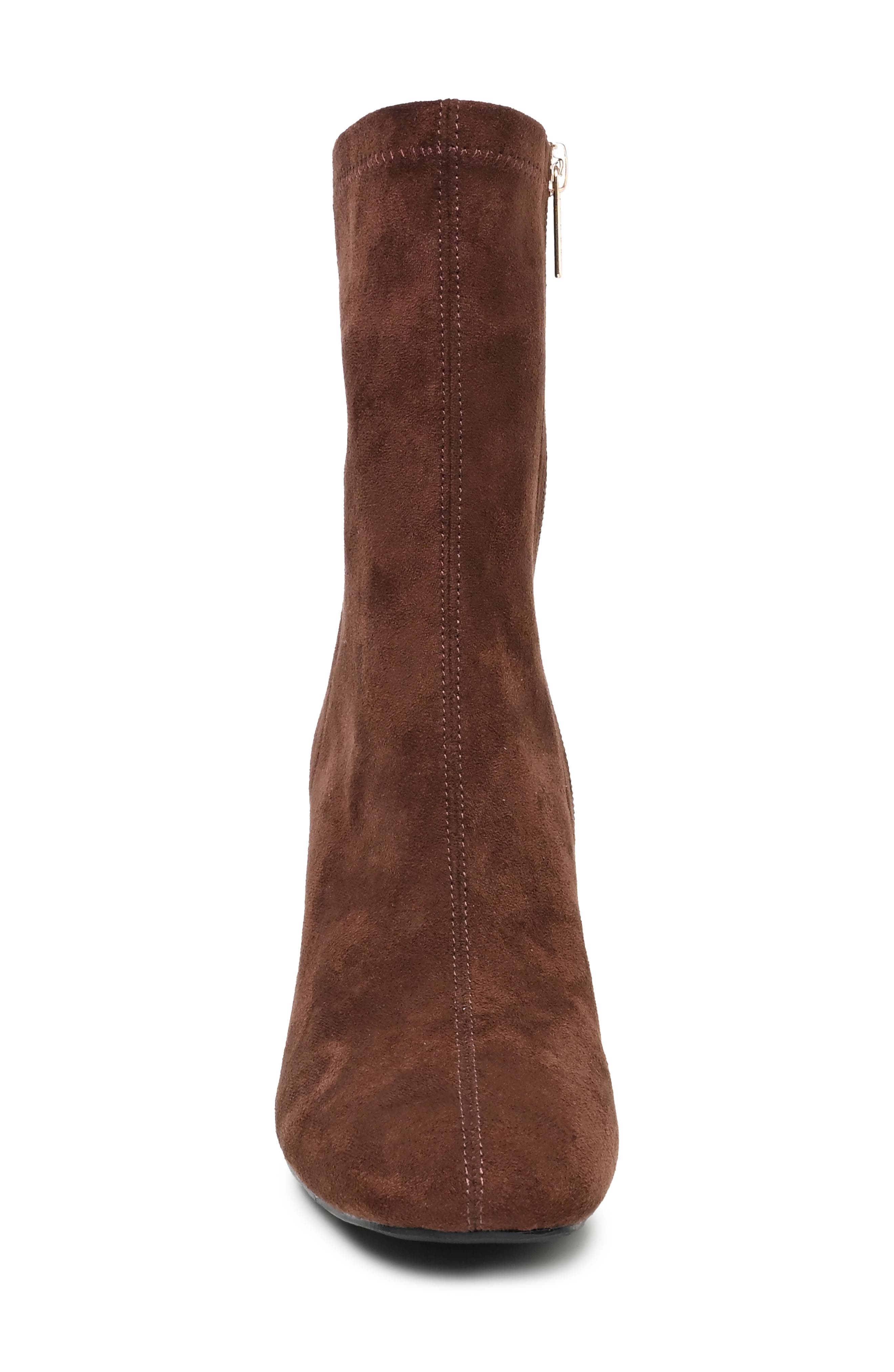 Dolie Bootie, Alternate, color, CHOCOLATE MICRO