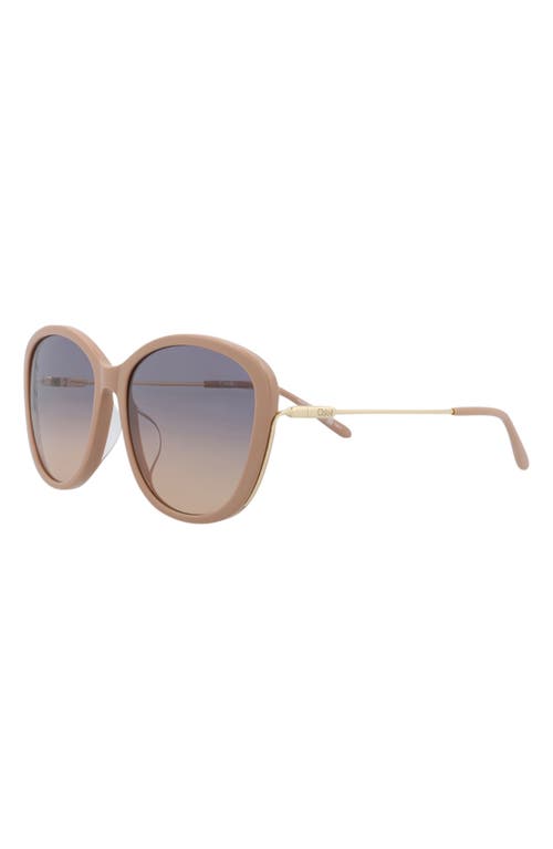 Chloé 59mm Round Sunglasses In Multi