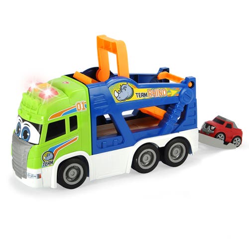 Dickie Toys HK Ltd 16" Happy Scania Car Transporter Preschool Vehicle W/ Extra Car in Multicolored  product