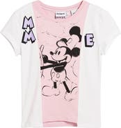 Desigual Mickey Mouse Paneled Graphic T-Shirt