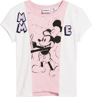Desigual Mickey Mouse Paneled Graphic T-Shirt