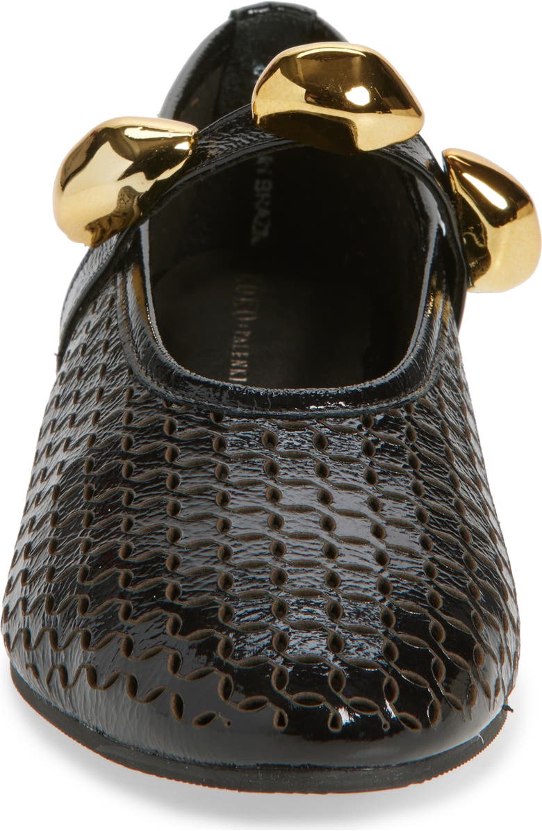 KOKO + PALENKI Shia Mary Jane Flat, Alternate, color, Black Leather