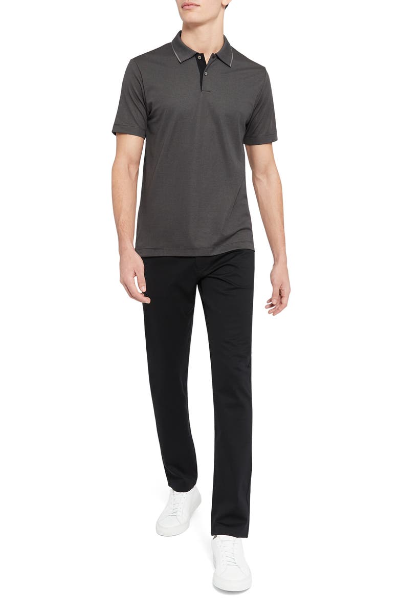 Theory Standard Short Sleeve Knit Polo, Alternate, color, 
