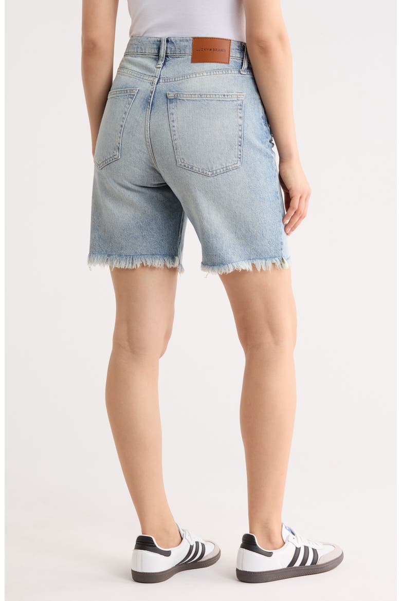 '90s Loose Cutoff Denim Shorts, Alternate, color, WILD BLUE