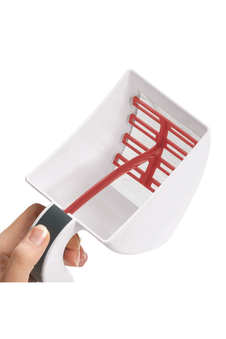 Scoop And Sift One Handed Flour Sugar Sifter, Alternate, color, White
