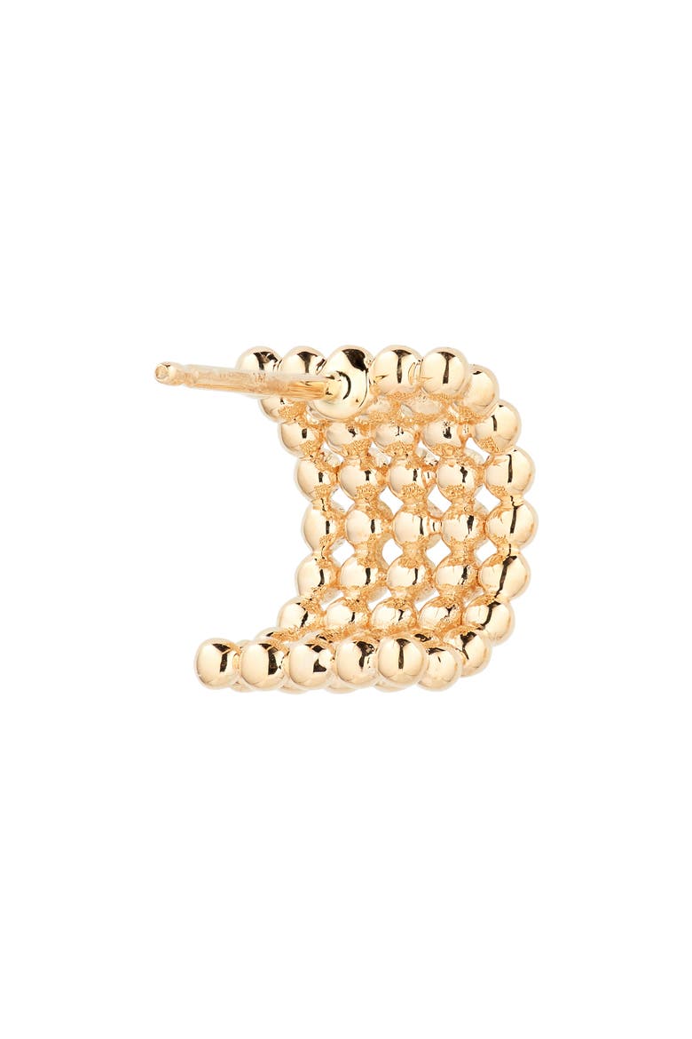 Poppy Rae Pebble Hoop Earrings, Alternate, color, YELLOW GOLD