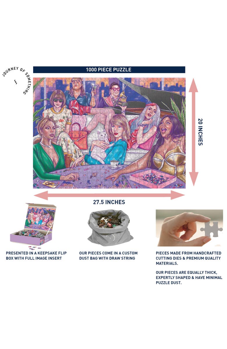Journey of Something A Night In, 1000 Piece Puzzle, Adult Jigsaw, 20 x 27.5 Inches, Alternate, color, Multicolored