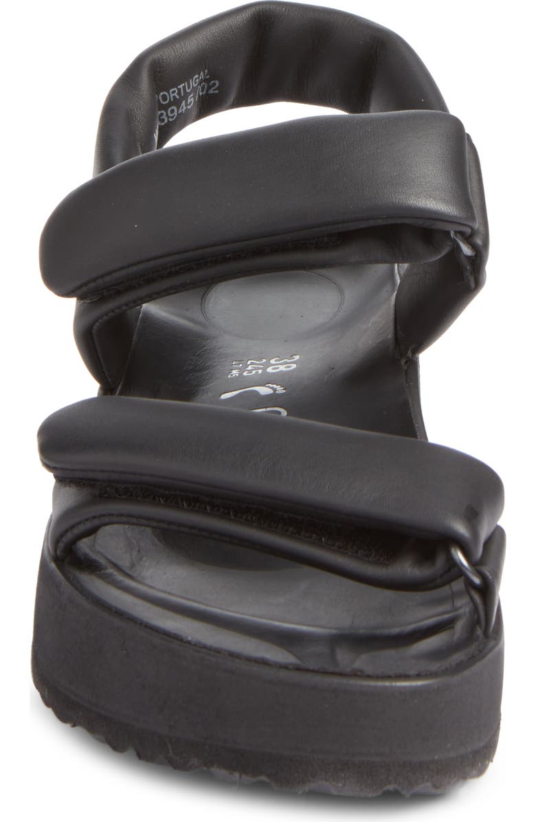 Birkenstock Papillio by Birkenstock Theda Platform Wedge Sandal, Alternate, color, Black