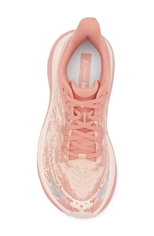 Hoka Stinson Atr 7 Running Shoe In Pink