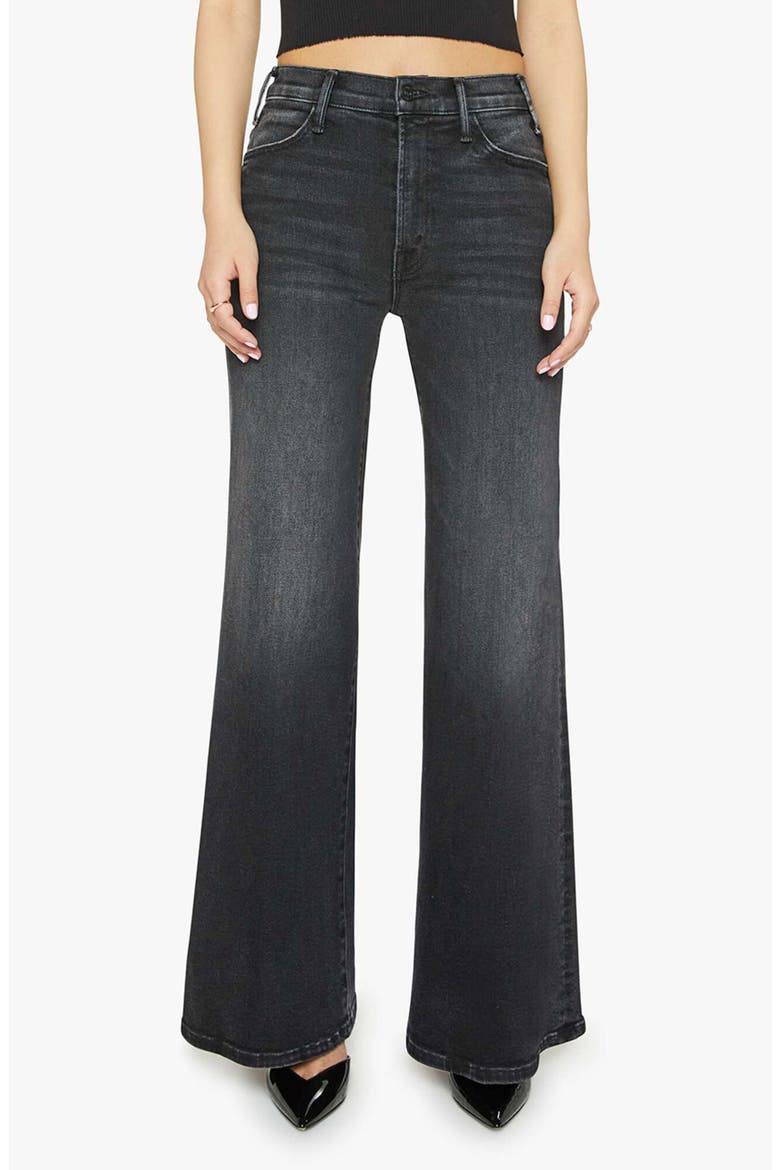 Lil Hustler Roller Sneak Flare Jeans, Main, color, NOT TODAY SATAN