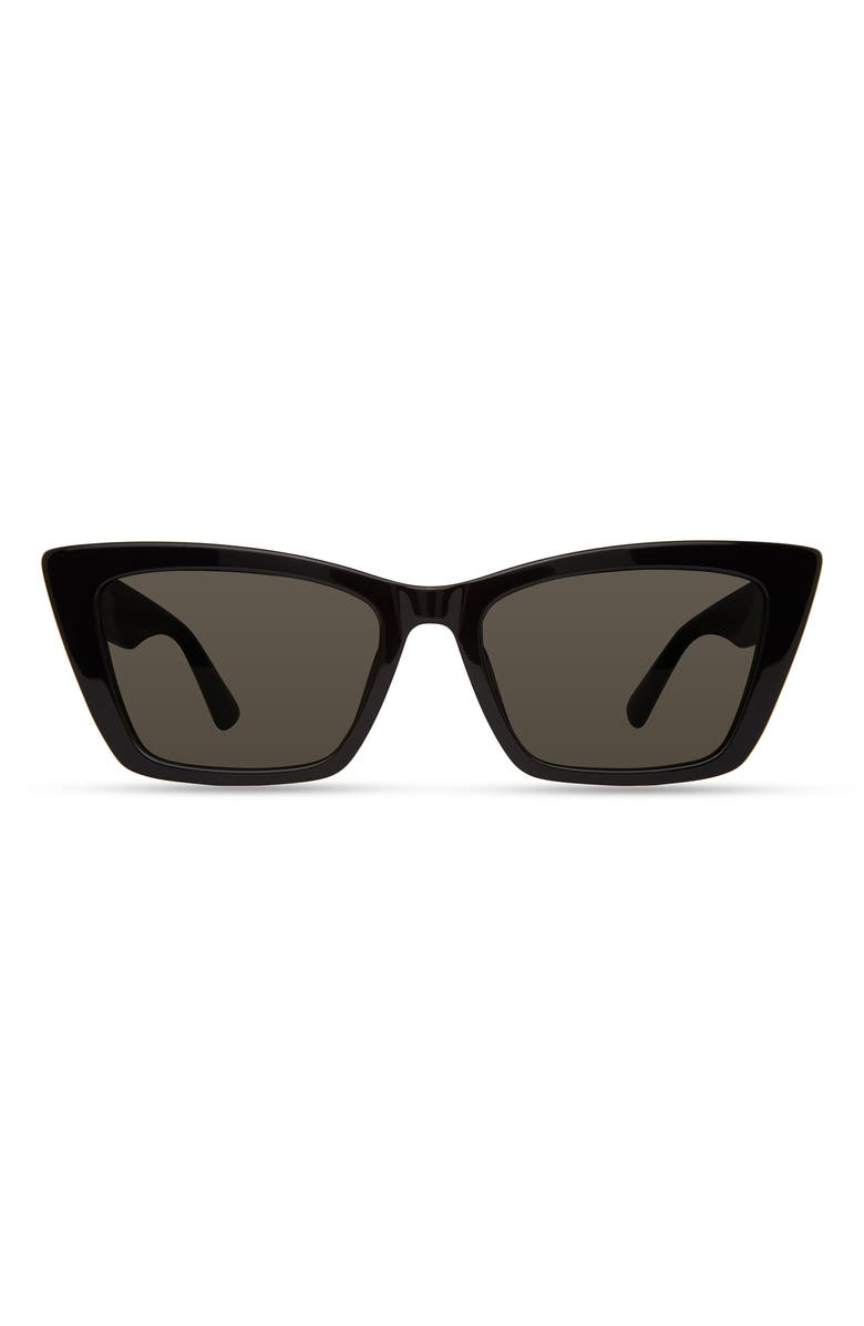 Derek Lam 10 Crosby Shay Sunglasses, Main, color, Black