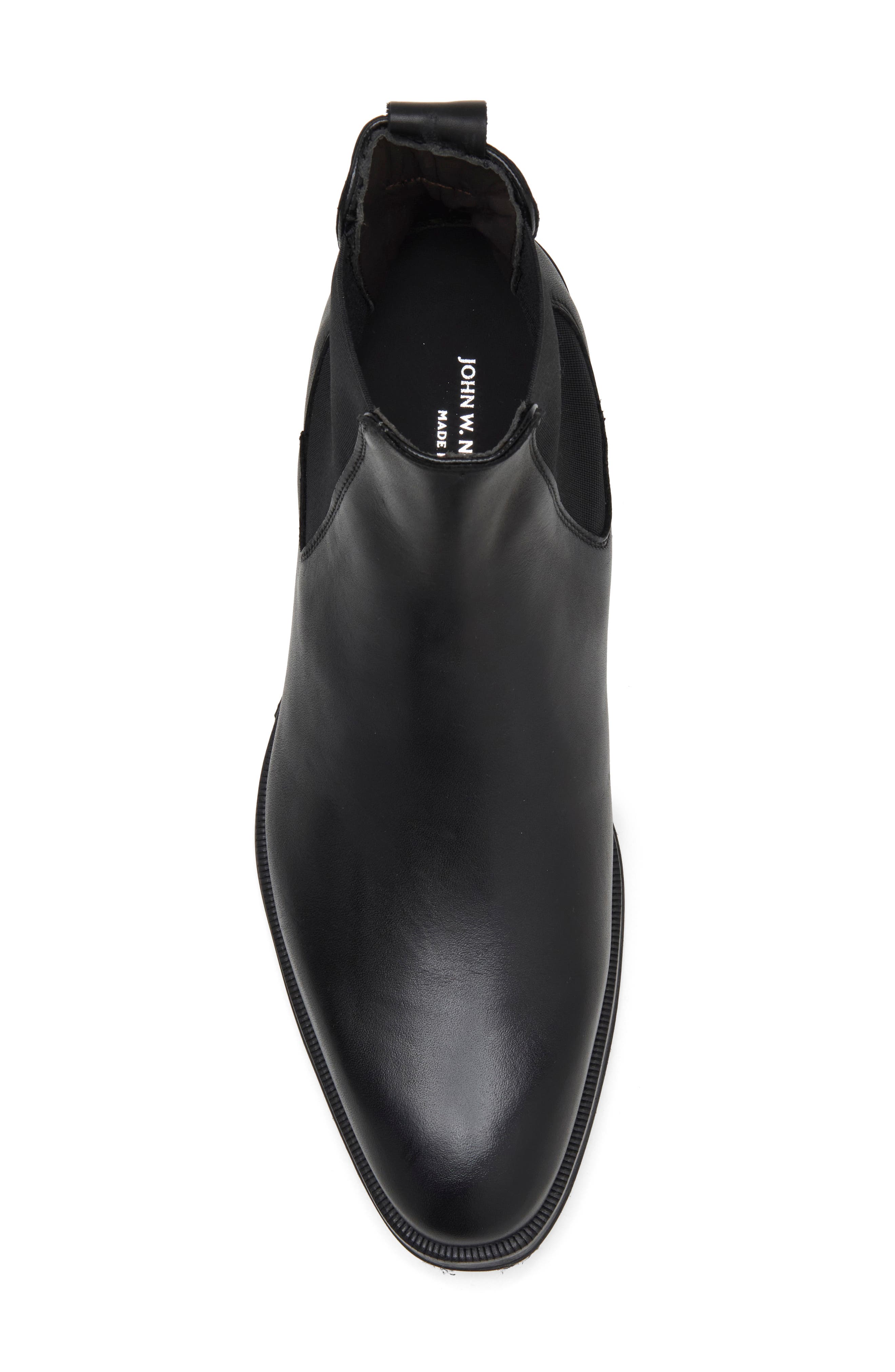 Rivoli Dress Leather Chelsea Boot, Alternate, color, BLACK LEATHER