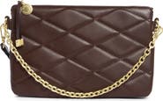 BCBG Quilted Double Compartment Crossbody Bag