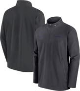 Nike Men's Nike Anthracite Kansas State Wildcats 2024 Sideline Coach Quarter-Zip Hoodie Jacket