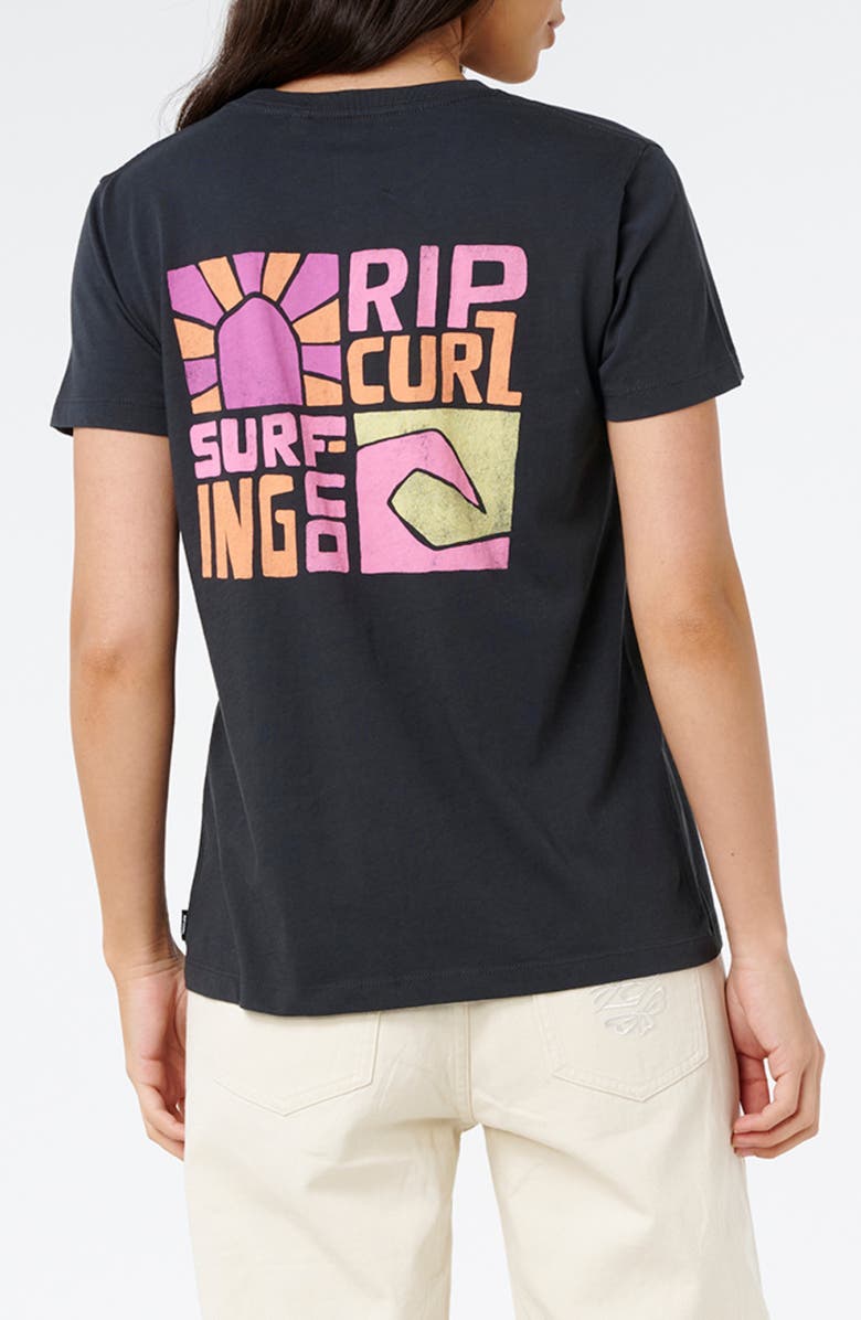 Rip Curl Catalina Island Graphic Tee, Alternate, color, Washed Black