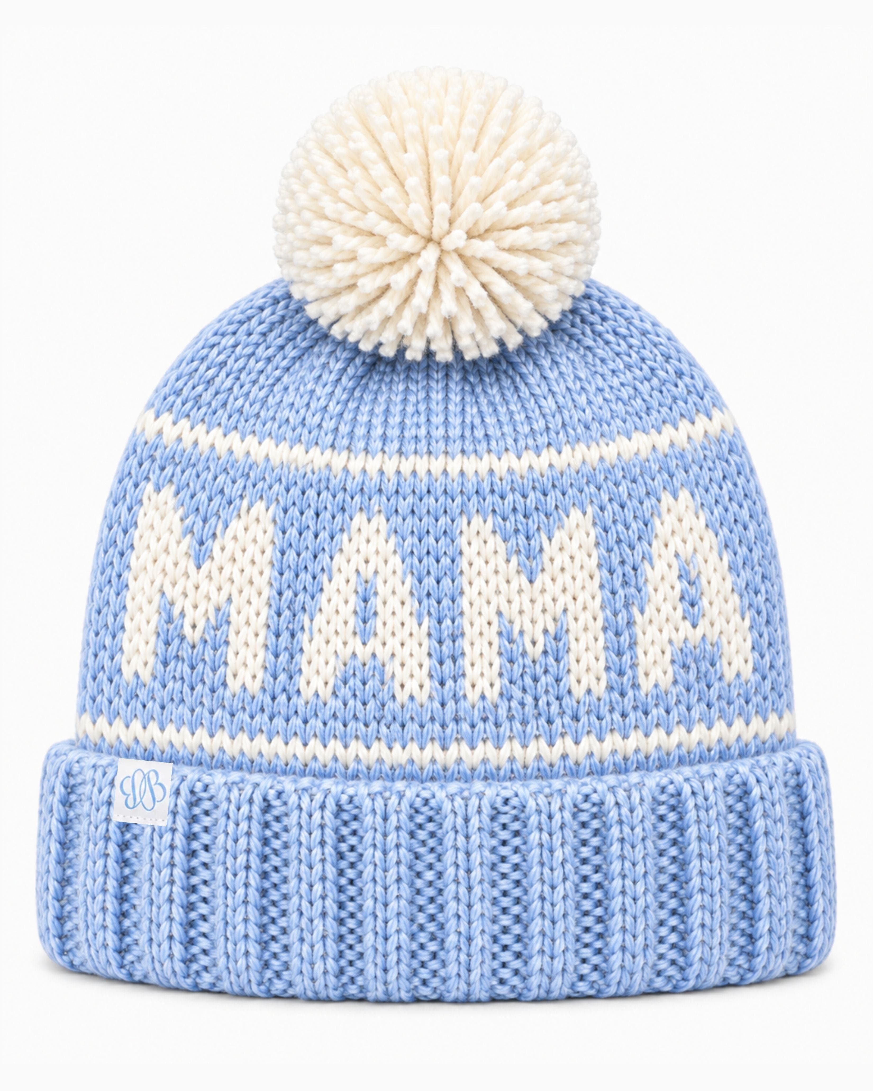Blue/Ivory