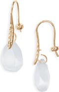 Nordstrom Teardrop Semiprecious Stone Drop Earrings