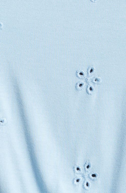 Honeydew Clear Skies Eyelet Jersey Camisole Pajamas In Blue