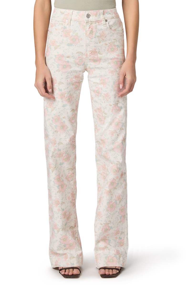 PAIGE Leenah High Waist Wide Leg Jeans, Main, color, Bouquet