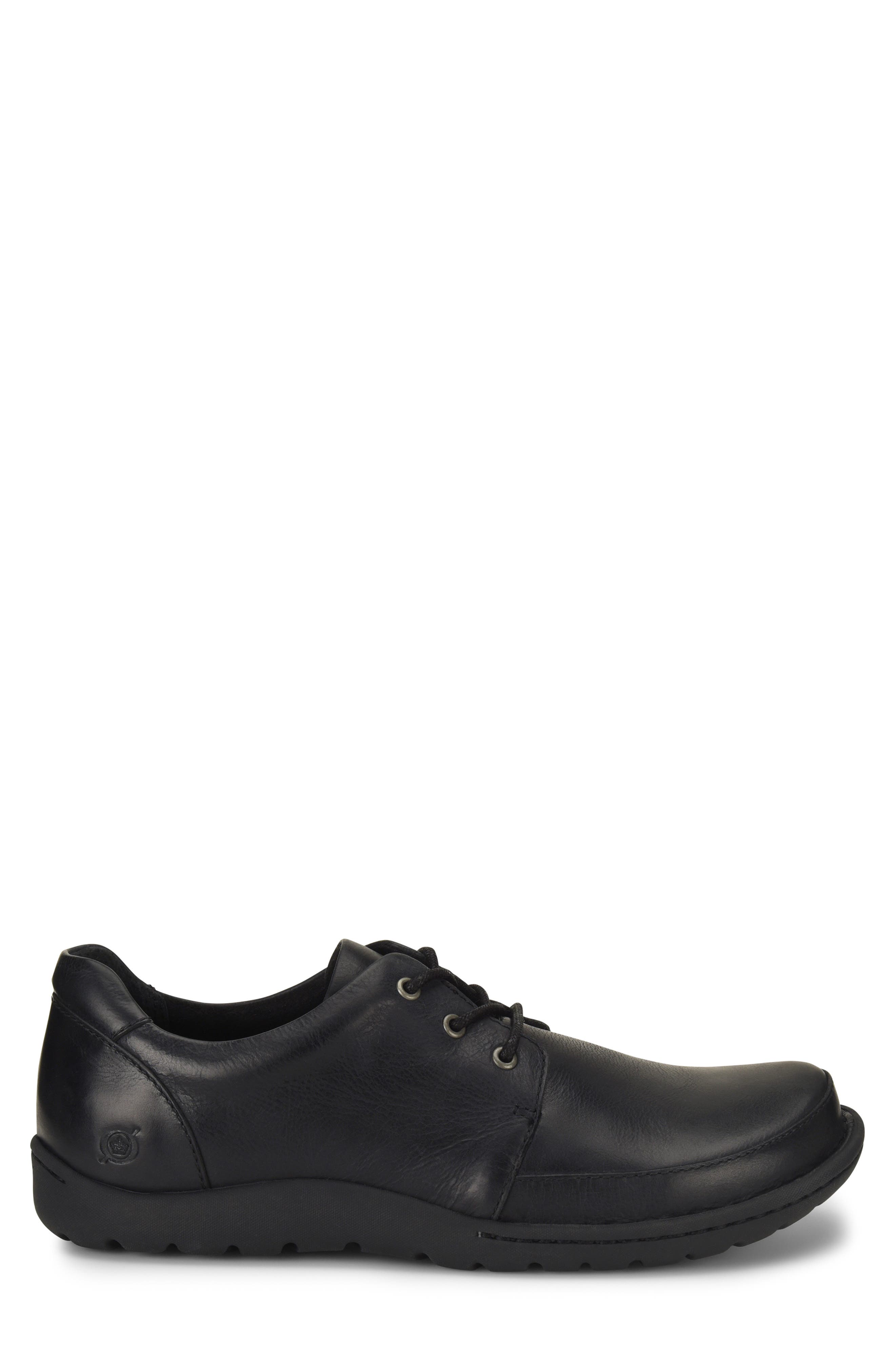 Børn Nigel Plain Toe Derby, Alternate, color, Black Leather
