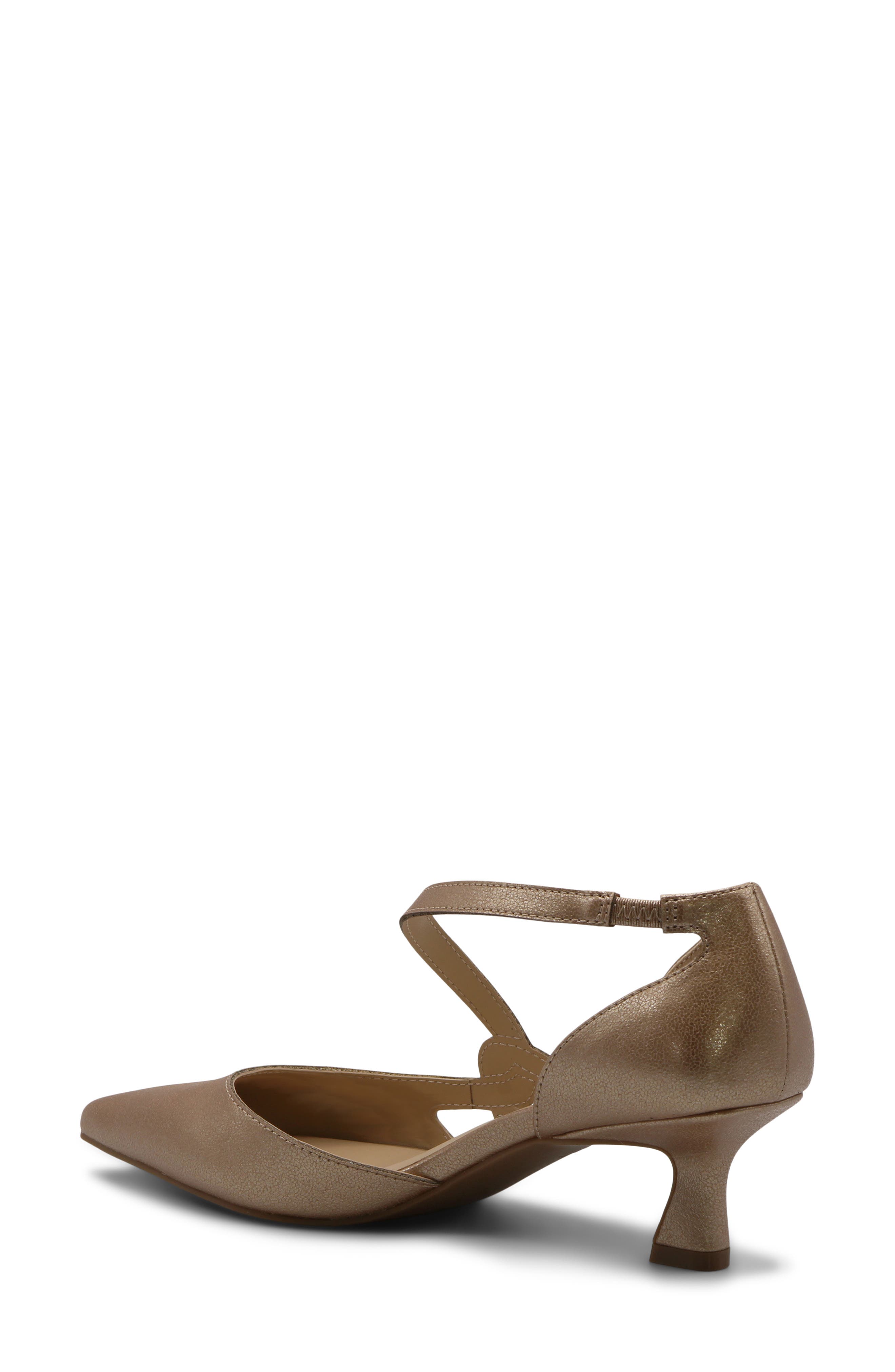 Senora-1 Pointed Toe d'Orsay Pump, Alternate, color, GOLDEN