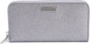 Kate Spade New York kenzie glitter zip wallet