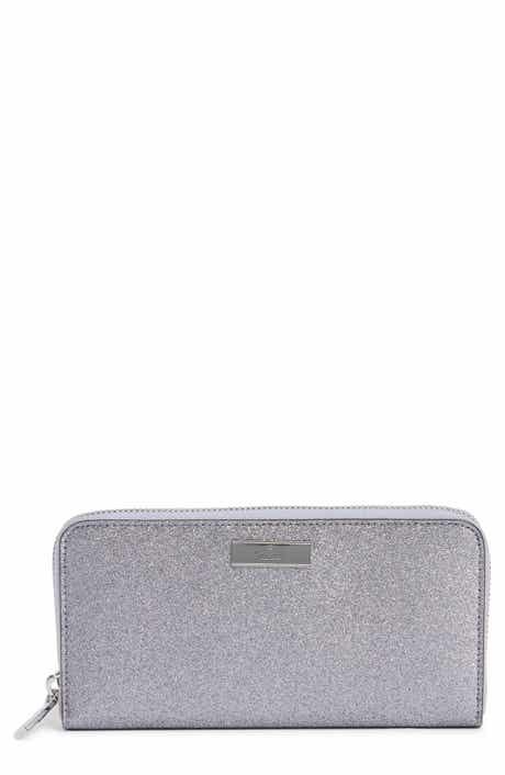 Kate Spade New York kenzie glitter zip wallet