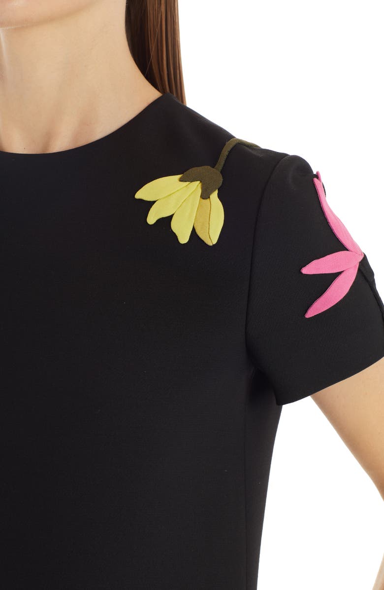 Valentino Embellished Wool & Silk Crepe Minidress, Alternate, color, 