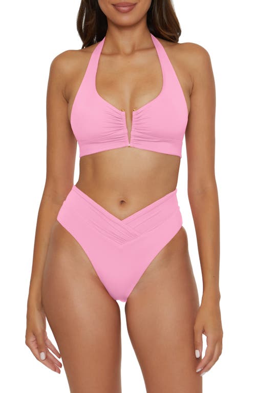 BECCA BECCA COLOR CODE HIGH WAIST BIKINI BOTTOMS