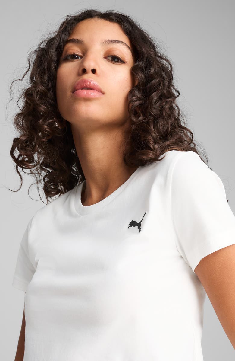 PUMA Wardrobe Essentials Cotton Baby Tee, Alternate, color, 