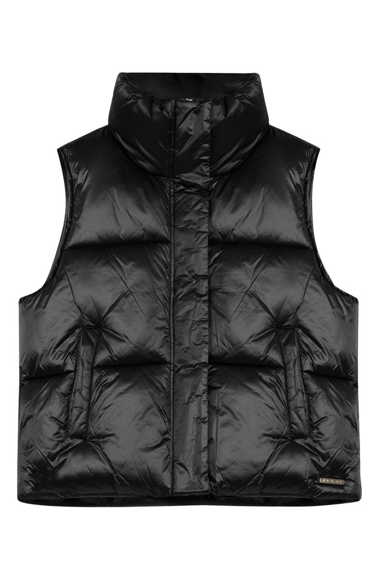 Noize Cropped Puffer Vest, Alternate, color, Black