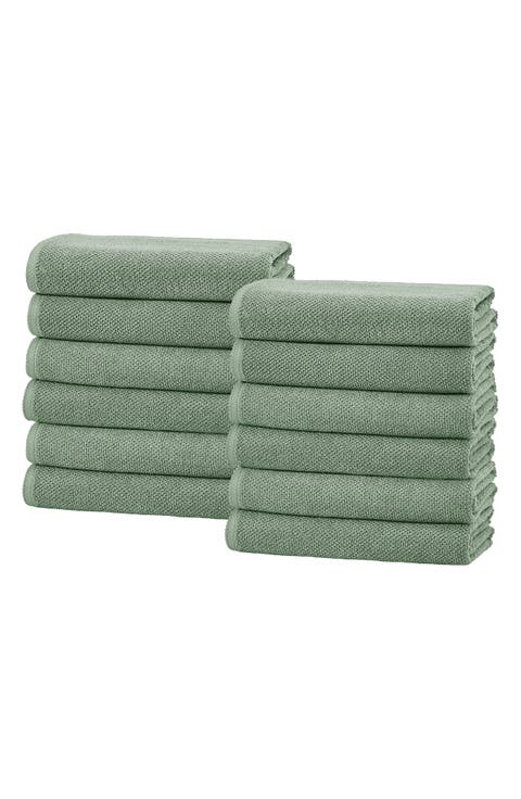 Cotton 6-Pack Textured Washcloths