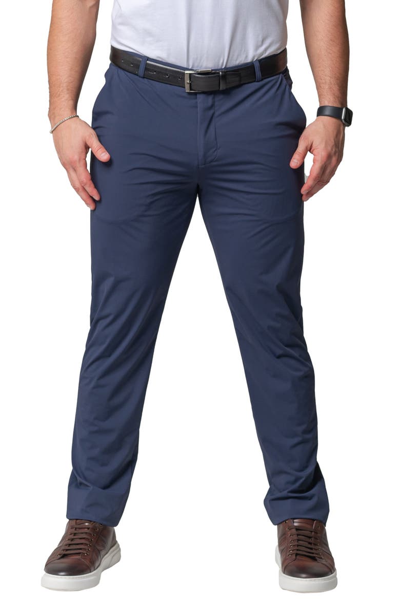 Sun Mid Slim Fit Pants, Main, color, BLUE