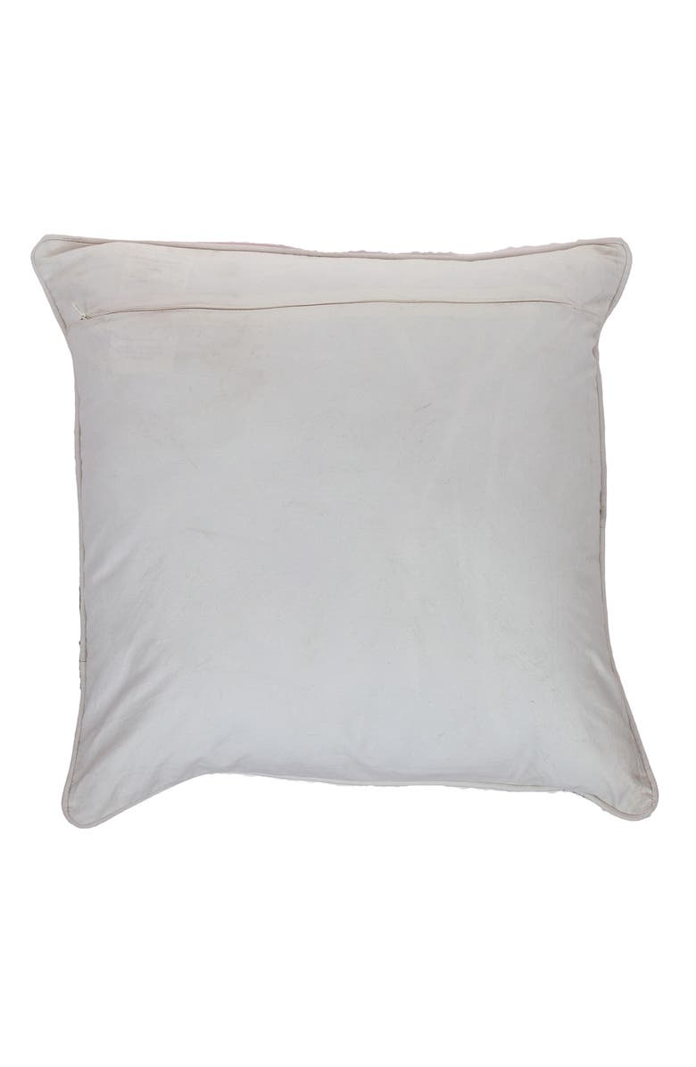 PARKLAND COLLECTION Hand-Embroidered Siacca Accent Pillow, Alternate, color, Black