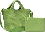 Madison West Woven Neoprene Satchel