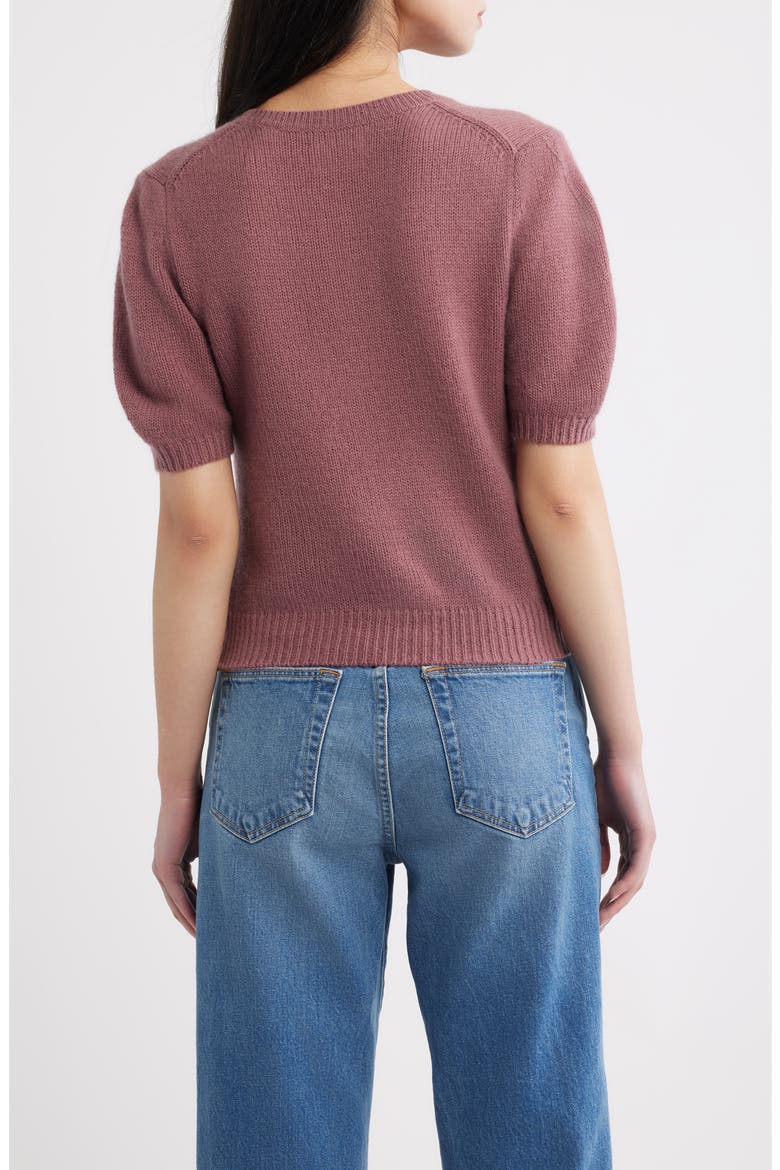 Alesia Cashmere Cardigan, Alternate, color, ROSE MAUVE
