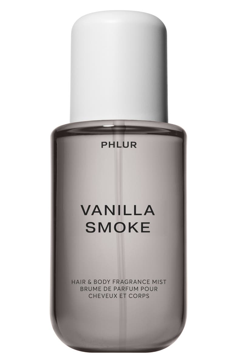 PHLUR Vanilla Smoke Hair & Body Fragrance Mist, Main, color, 