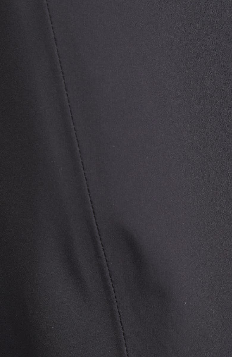 Moncler Tesso Stretch Nylon Jacket, Alternate, color, Black