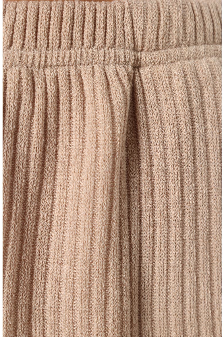 Granger Knit Top & Shorts Set, Alternate, color, TAN