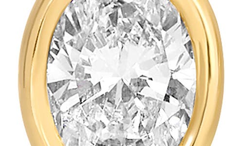 Ef Collection Diamond Bezel Set Stud Earrings