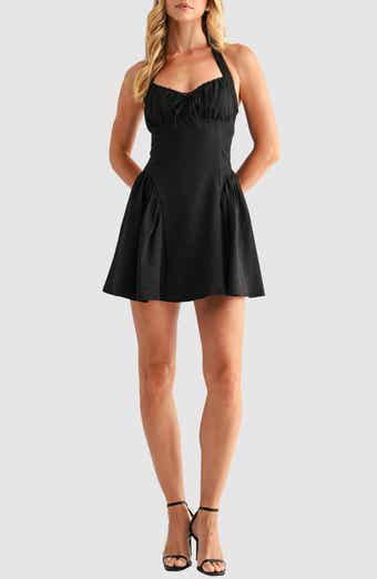 All in Favor Halter Minidress