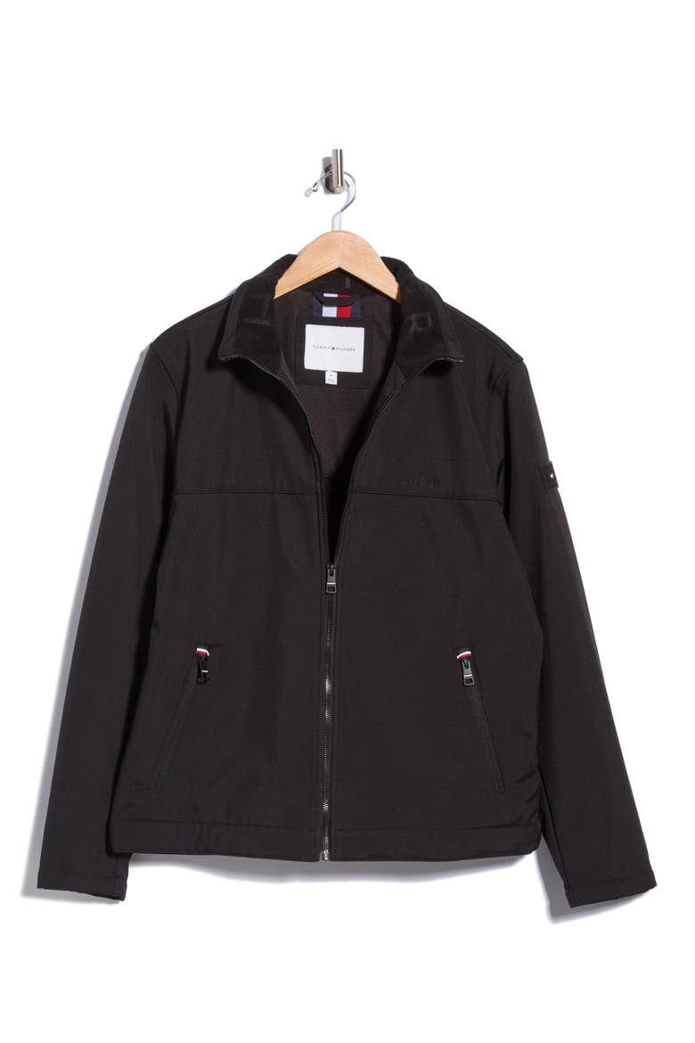 Soft Shell Hipster Jacket, Main, color, BLACK